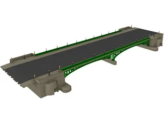 European Bridge 3D Model