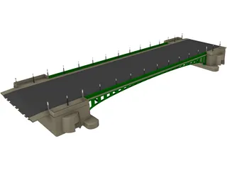 European Bridge 3D Model
