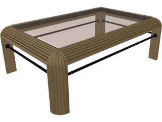 Table Rectangular 3D Model