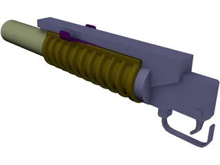 M203 3D Model