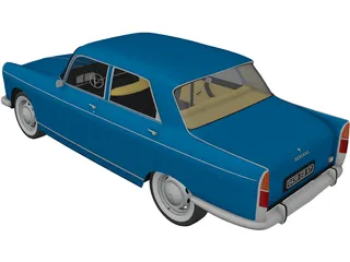 Peugeot 404 3D Model