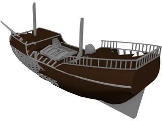 Shipwreck 3D Model