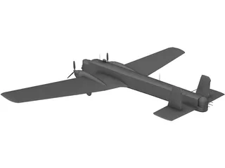 Armstrong Whitworth Whitley 3D Model