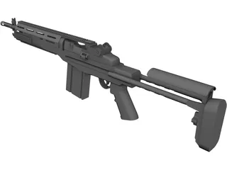 M14 EBR 3D Model