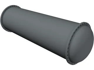 Tubular Heat Exchanger 3D Model