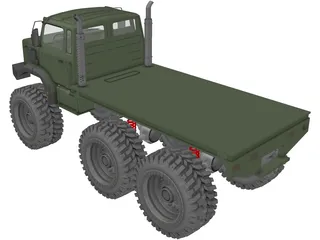 Military Truck 6x6 3D Model