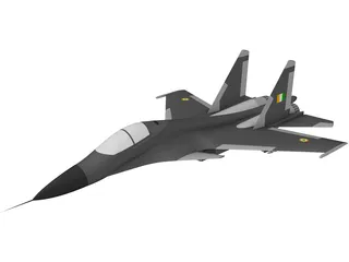 Su-30 3D Model