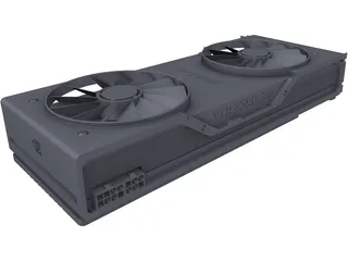 Nvidia GeForce RTX 2080 Founders Edition 3D Model