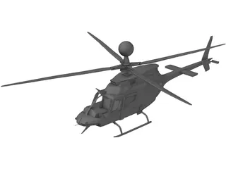 Bell OH-58 3D Model