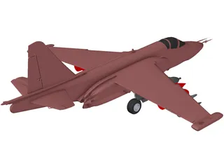 Sukhoi Su-25 Frogfoot 3D Model