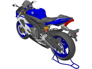 Yamaha YZF-R6 3D Model