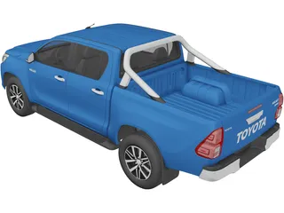 Toyota Hilux Double Cab (2016) 3D Model