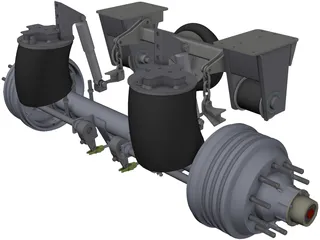 HT300-19-004 Hendrickson Suspension 3D Model