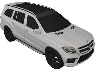Mercedes-Benz GL550 4Matic (2014) 3D Model