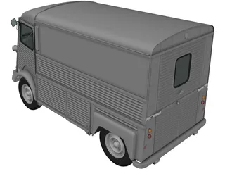 Citroen H Van (1980) 3D Model