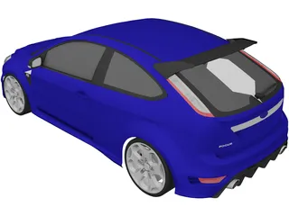 Ford Focus RS 3D Model