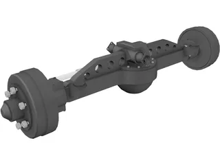 Rockwell Truck Axle 3D Model