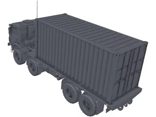 Kamaz 63501 8x8 3D Model