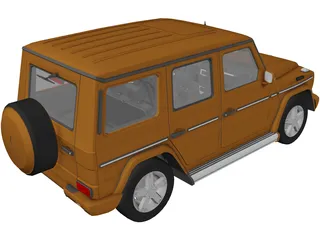 Mercedes-Benz G500 W463 (2008) 3D Model