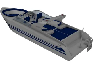 Speed Boat 3D Model