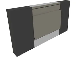 TV Unit 3D Model