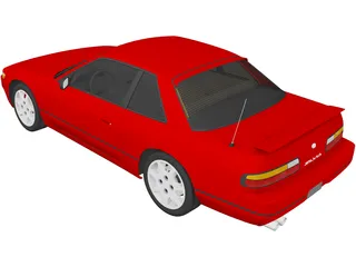 Nissan 180SX (1989) 3D Model