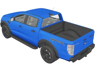 Ford Ranger Raptor (2018) 3D Model