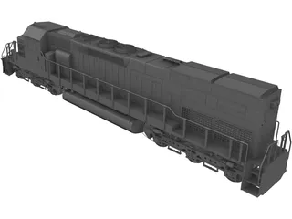 EMD SD40T 3D Model