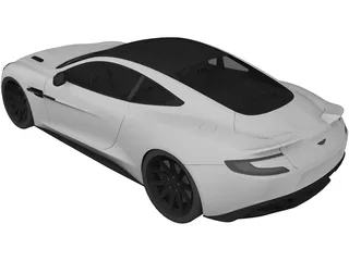 Aston Martin Vanquish S (2013) 3D Model