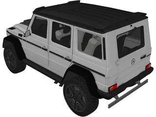 Mercedes-Benz G63 AMG 4x4 Squared 3D Model