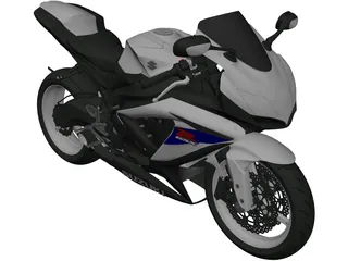 Suzuki GSX-R 750 (2008) 3D Model