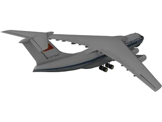 Ilyushin IL-76 Candid 3D Model