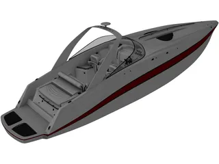 Speedboat 3D Model