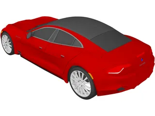 Fisker Karma Revero (2018) 3D Model