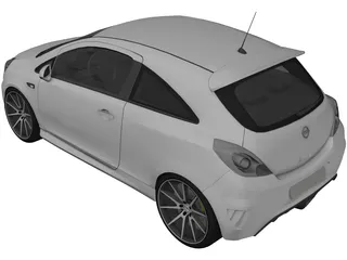 Opel Corsa OPC 3D Model