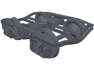 Y-25 Bogie 3D Model