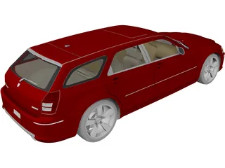 Dodge Magnum SRT8 (2008) 3D Model