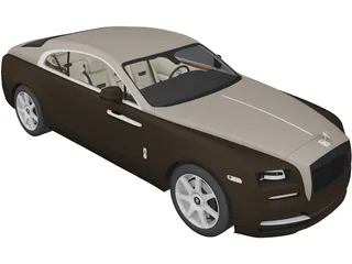 Rolls-Royce Wraith (2014) 3D Model