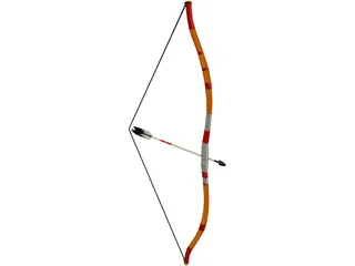 Indian Bow 3D Model