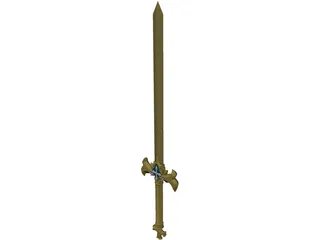 Osmanthus Sword 3D Model