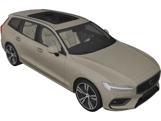 Volvo V60 (2019) 3D Model