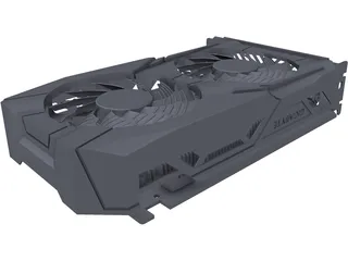 Gigabyte Nvidia GTX1050 Graphics Card 3D Model