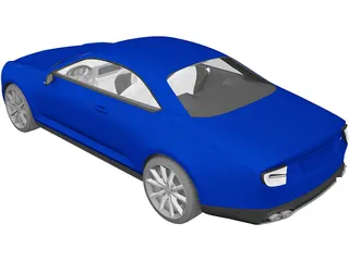Fiat Torino Concept Coupe 3D Model
