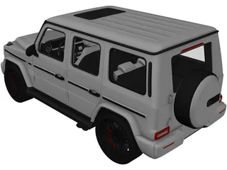 Mercedes-Benz G500 (2019) 3D Model