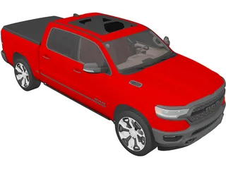 Dodge Ram 1500 Limited (2019) 3D Model