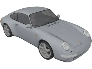 Porsche 911 [993] Carrera (1994) 3D Model