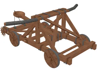 Catapult 3D Model