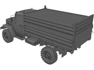 GAZ 33081 3D Model