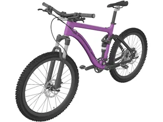 Bicycle Enduro 3D Model