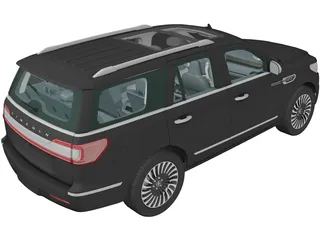 Lincoln Navigator (2017) 3D Model